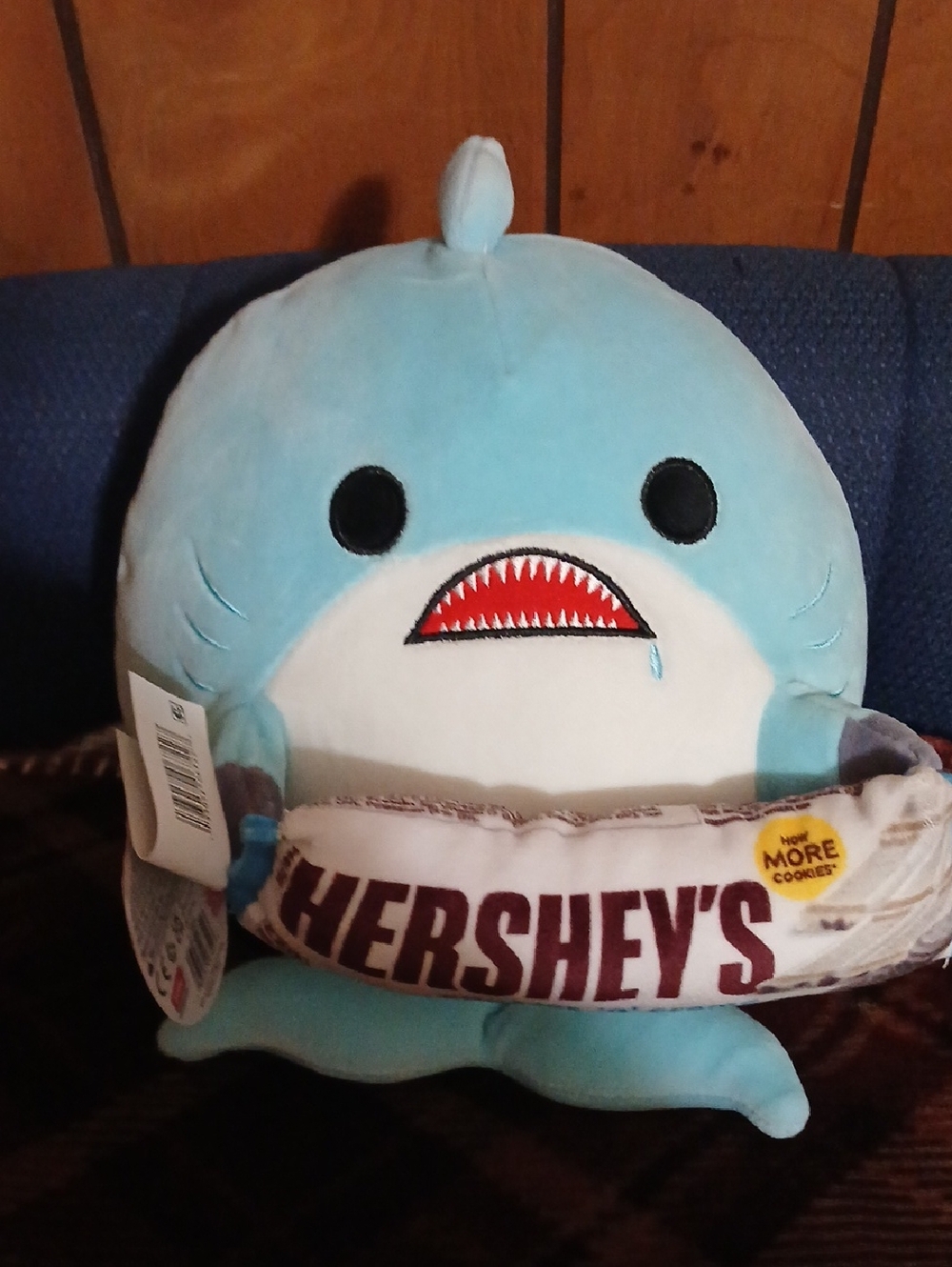 Blue Shark Plush Toy - Cute Kids Stuffed Animal